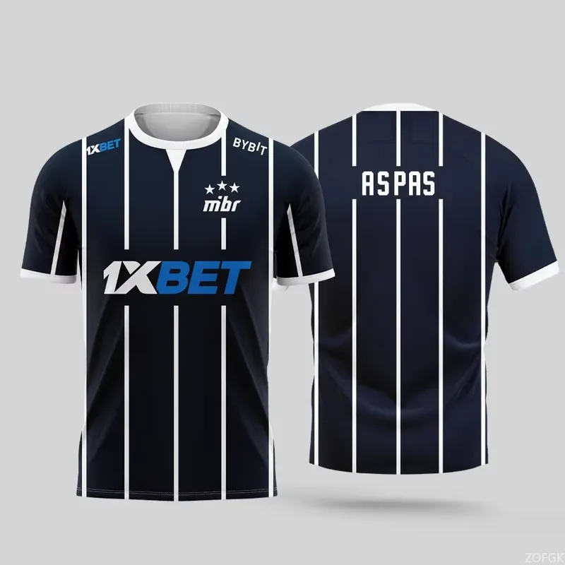 Esports Gaming Team - 2026 Игровая футболка команды MIBR Aspas
