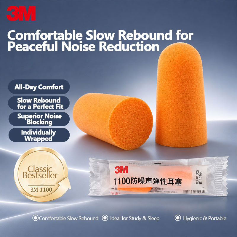 Sound Dampening Foam - 20 пар】3M Мягкие поролоновые беруши промышленного