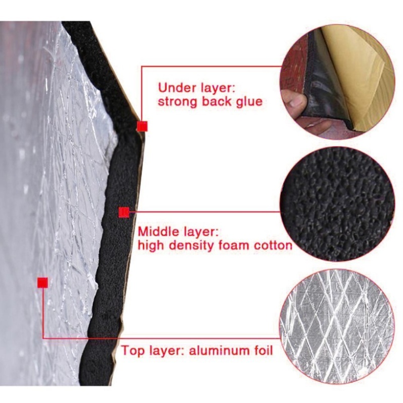 Шумоизоляционный мат для автом – обзор и цена Sound Dampening Foam