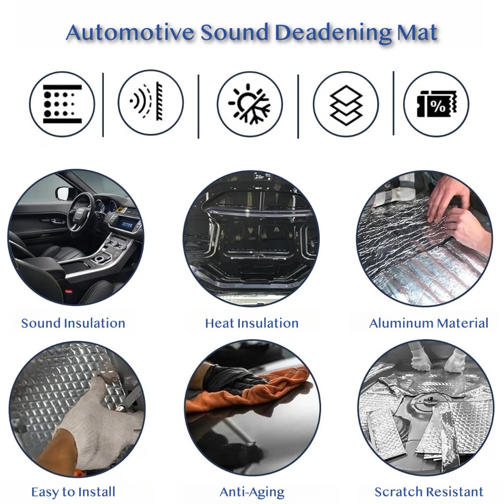 10 шт. 10 мм автомобильный шум – обзор и цена Sound Dampening Foam