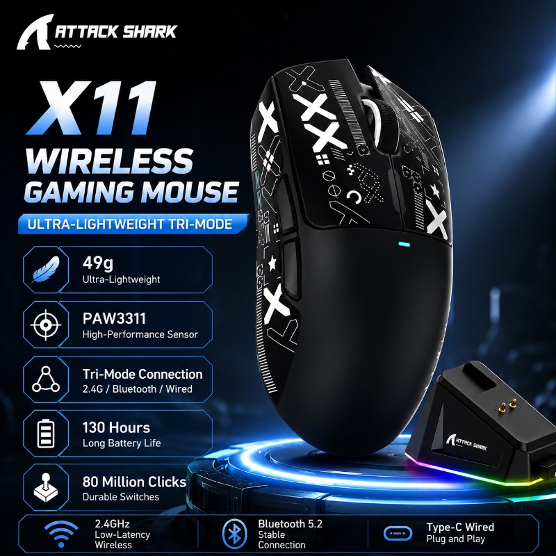 Беспроводная игровая мышь ATTA – обзор и цена Es5 Esports Rgb Gaming Mouse