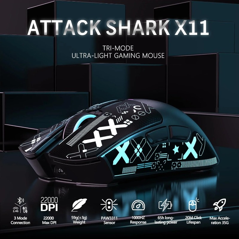 Беспроводная игровая мышь ATTA – обзор и цена Es5 Esports Rgb Gaming Mouse