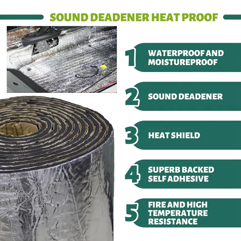 2000*500/250*400 мм 5/10 мм ав – обзор и цена Sound Dampening Foam