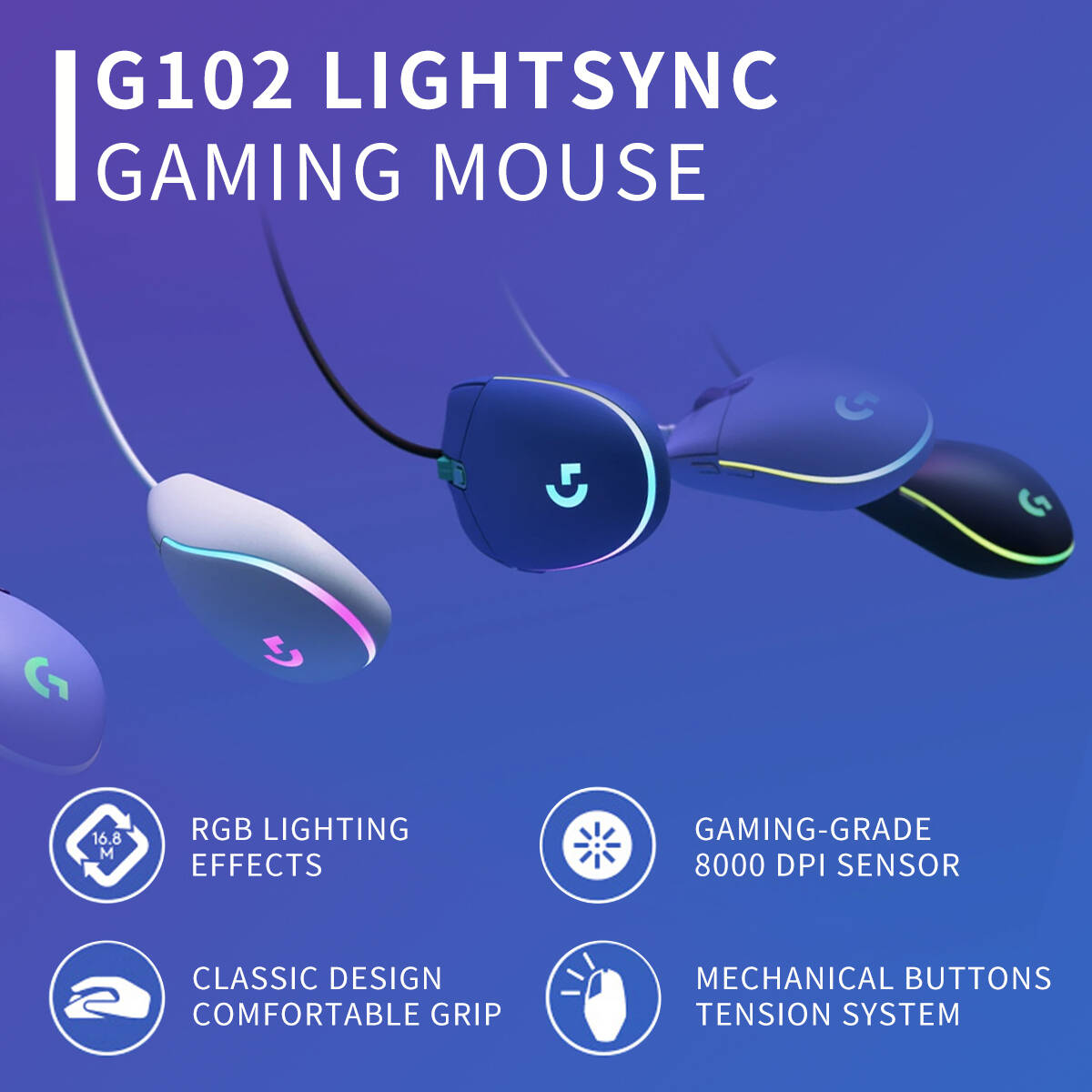 Мышь Logitech G102 Prodigy с ч – обзор и цена Esports Gaming Tournaments